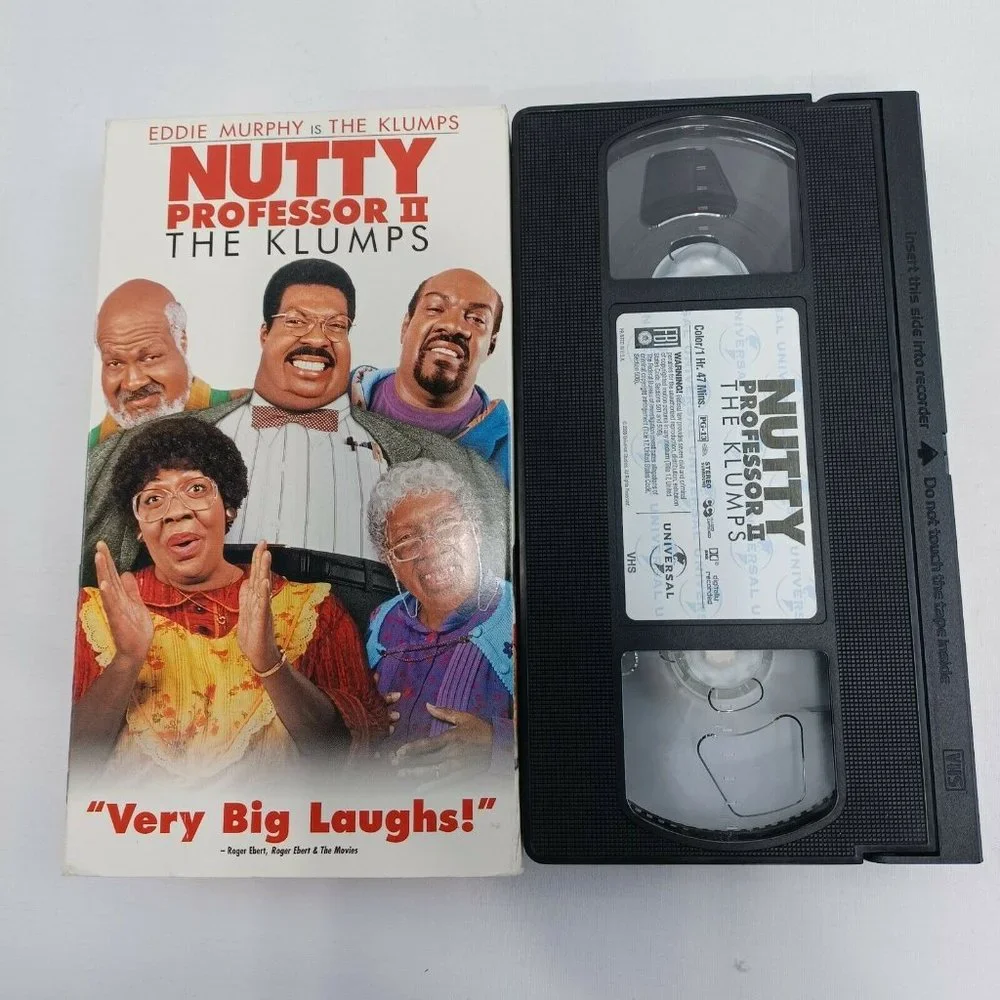 Nutty Professor II 2 The Klumps VHS VCR Video Tape Movie Eddie Murphy